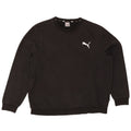 Felpa da uomo Puma Jumper XL in cotone nero