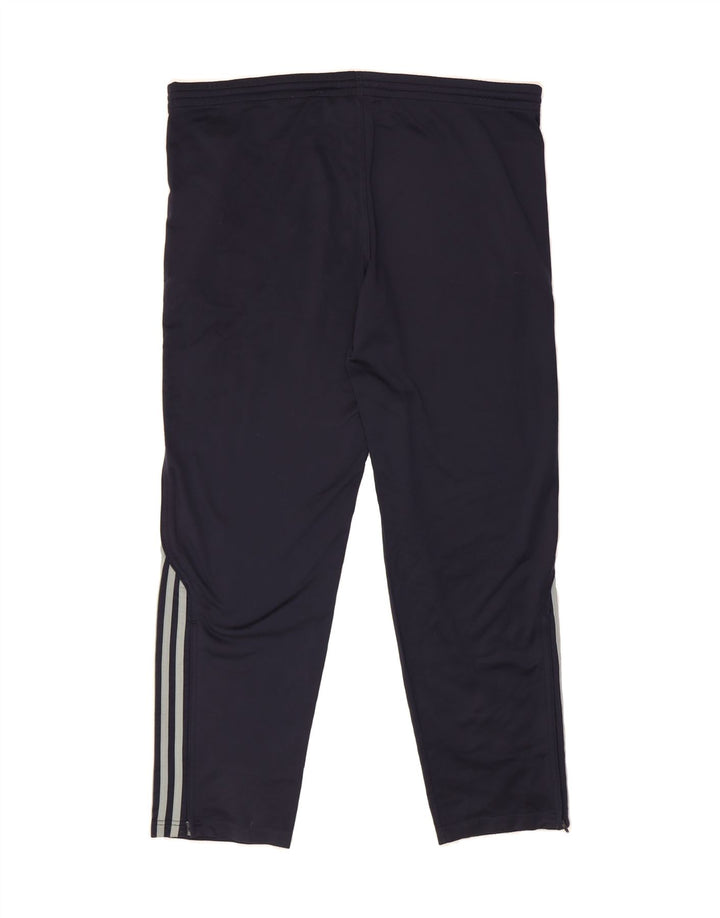 ADIDAS Mens Tracksuit Trousers UK 40/42 Medium Navy Blue Polyester Vintage Adidas and Second-Hand Adidas from Messina Hembry 