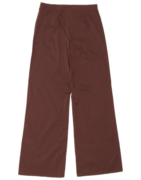 Pantaloni casual a gamba larga EMME da donna Marella UK 14 Large W32 L33 Marrone