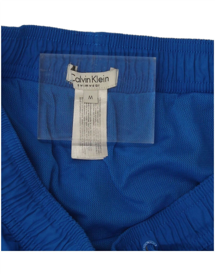 Pantaloncini da bagno da uomo Calvin Klein blu medio