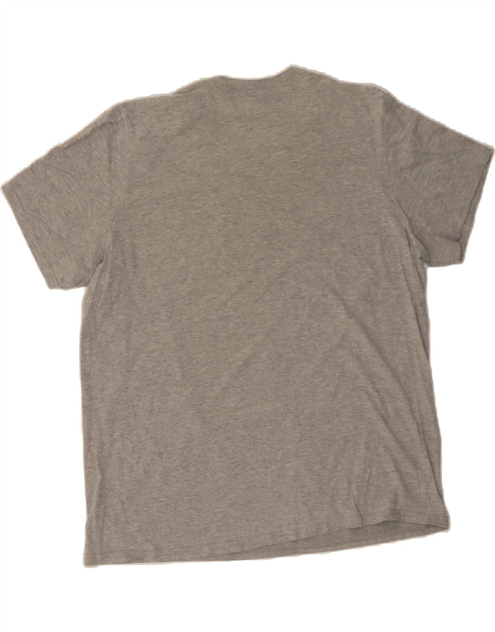 ADIDAS Mens Graphic T-Shirt Top XL Grey Vintage Adidas and Second-Hand Adidas from Messina Hembry 