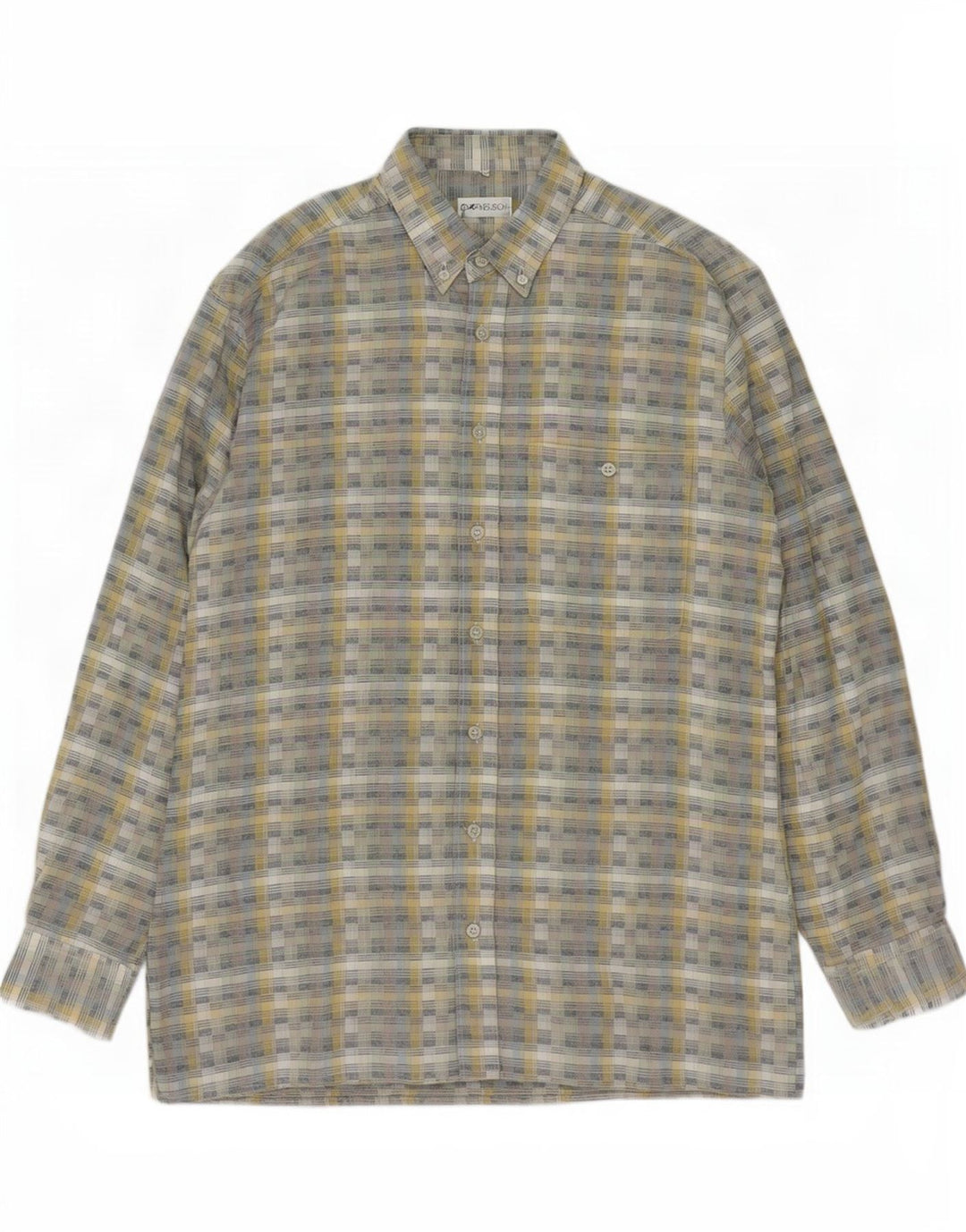 Camicia da uomo Dornbusch taglia 40 grigio medio geometrico
