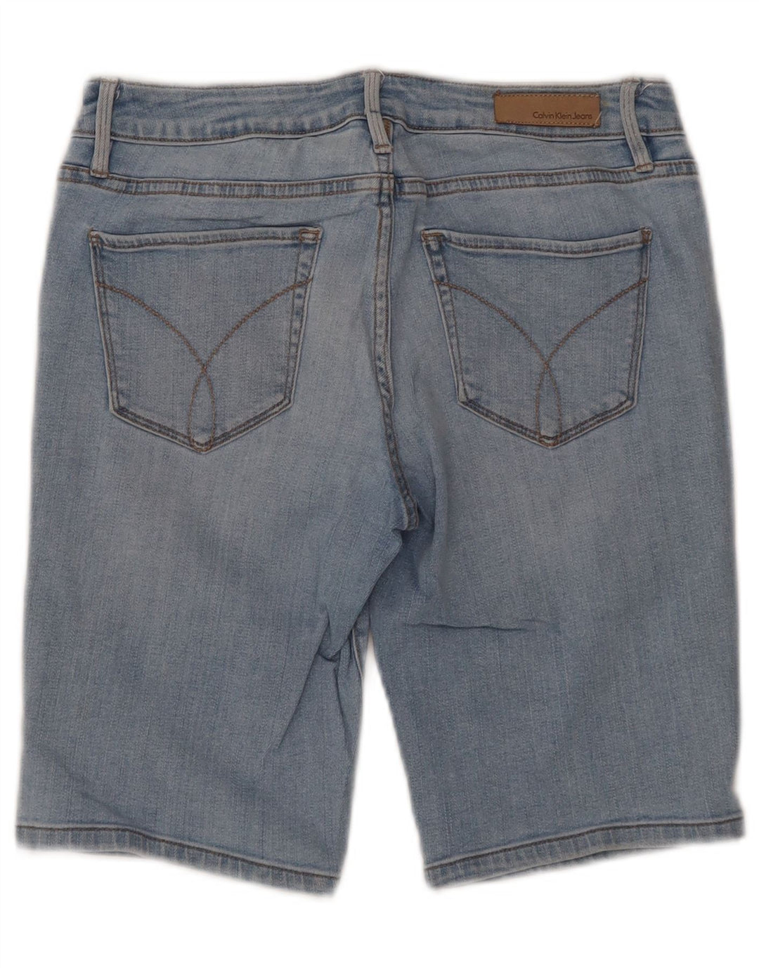 CALVIN KLEIN Pantaloncini di jeans da donna W26 piccoli in cotone blu