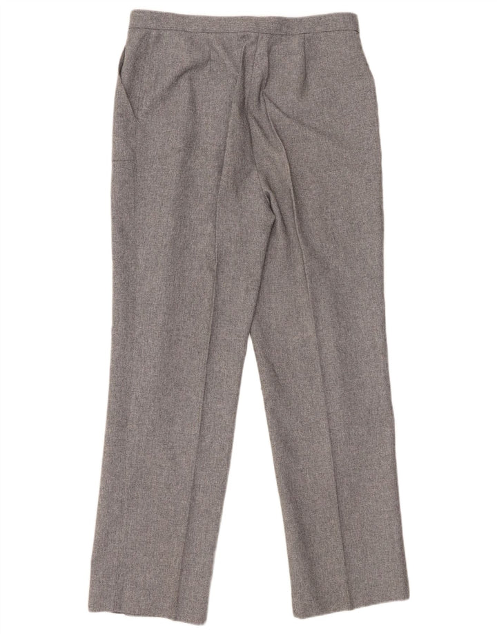 Pantaloni casual dritti da donna ST MICHAEL UK 16 Large W30 L28 Grigio