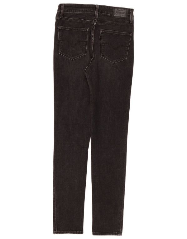 Jeans skinny a vita alta Levi's 721 da donna W27 L30 cotone nero