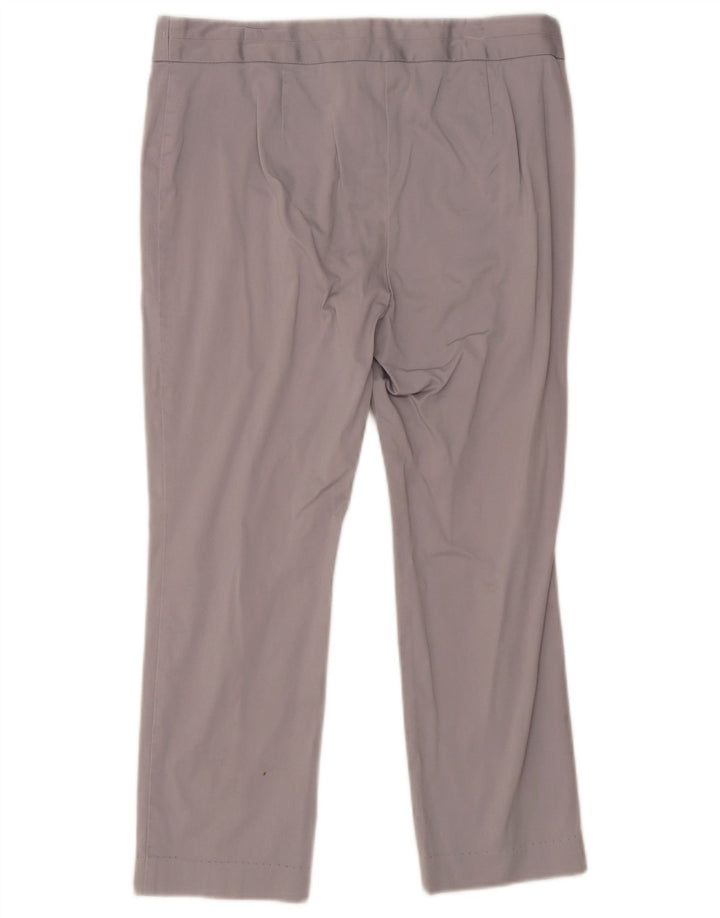 Pantaloni corti dritti da donna Marks & Spencer UK 12 Medium W30 L24 Grigio
