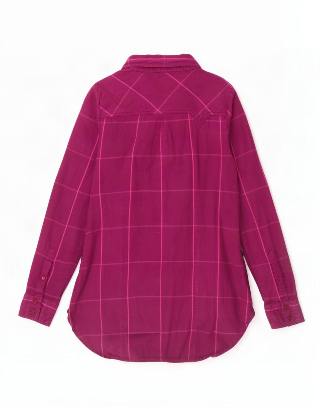 Camicia da donna Vans UK 10 piccolo cotone a quadri viola