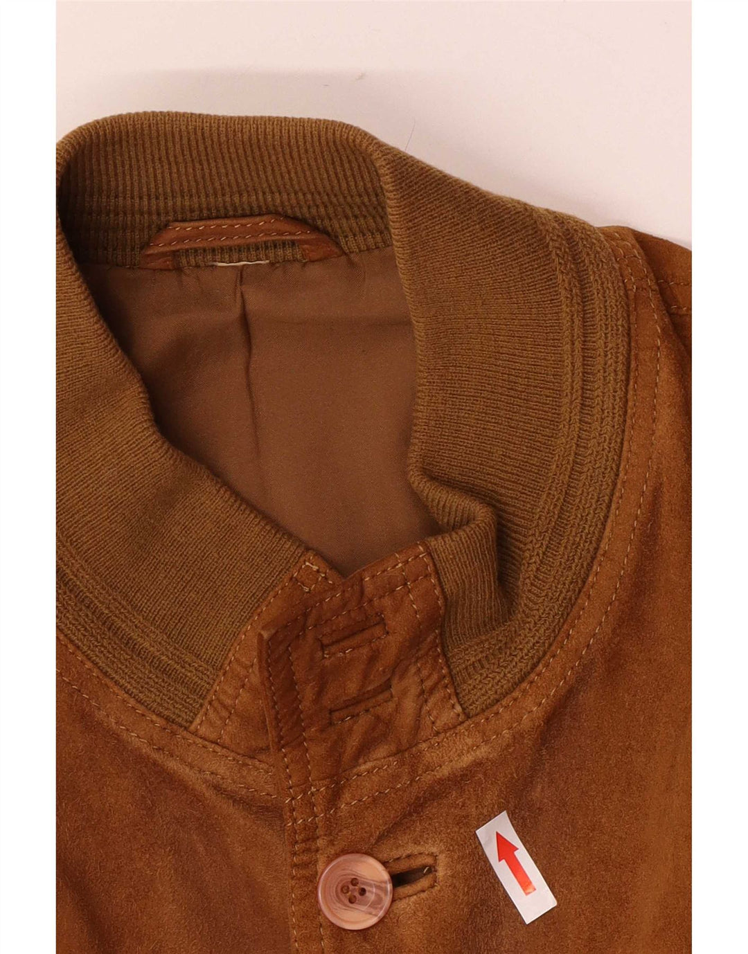 Giubbotto bomber in pelle scamosciata da uomo Conbipel UK 42 XL Beige