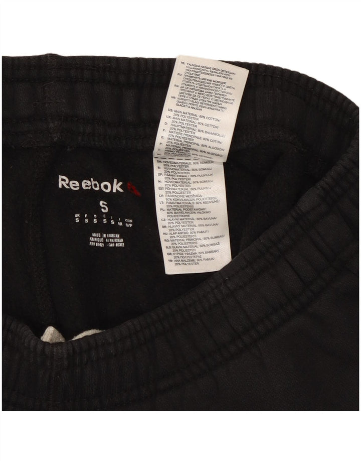 Pantaloni da tuta da uomo Reebok Joggers Small in cotone nero