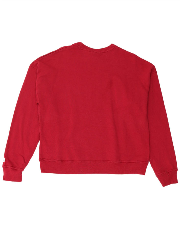 CHAMPION Felpa da uomo Maglione in cotone bordeaux medio