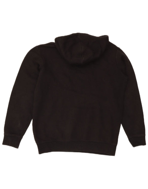 Felpa con cappuccio vestibilità ampia da uomo Fila XS in cotone nero