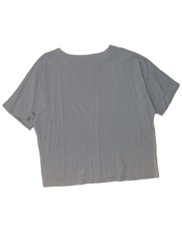 T-shirt grafica da donna Together Top UK 16/18 Large Blue Hawaiian