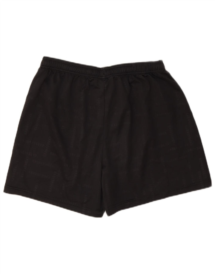 Pantaloncini sportivi grafici da uomo Umbro XL poliestere nero