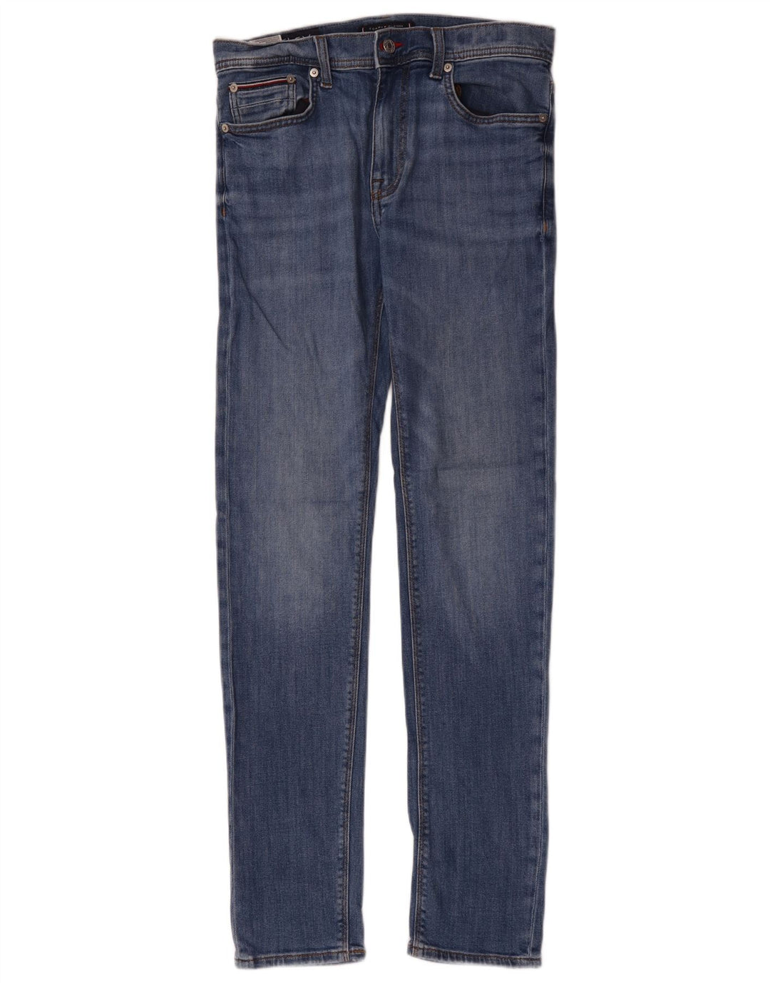 Tommy Hilfiger Donna Bleecker Slim Jeans W30 L32 Cotone Blu