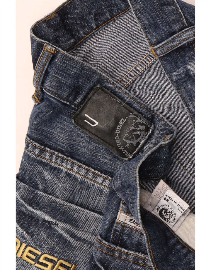 Jeans dritti da uomo Diesel W34 L34 cotone blu