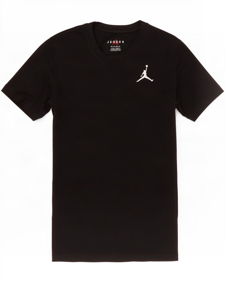 T-shirt Jordan da uomo Top XS in cotone nero