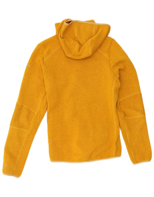 Maglione cardigan con cappuccio da donna Columbia UK 12 Poliestere giallo medio