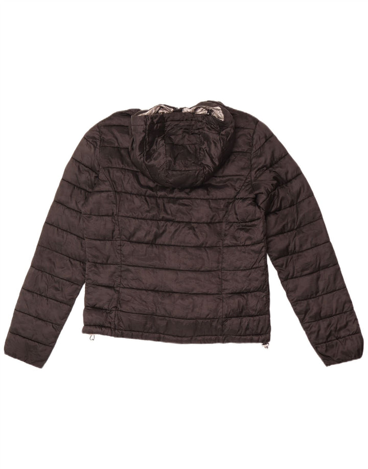 Giacca imbottita con cappuccio da donna Champion UK 18 XL nera in poliammide