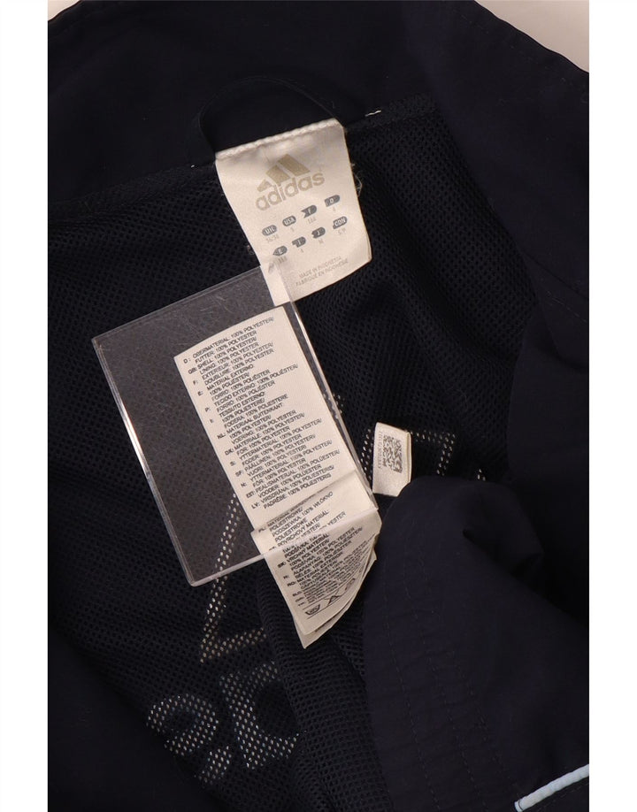 Giacca da ginnastica grafica da uomo ADIDAS UK 36/38 Small Blu navy