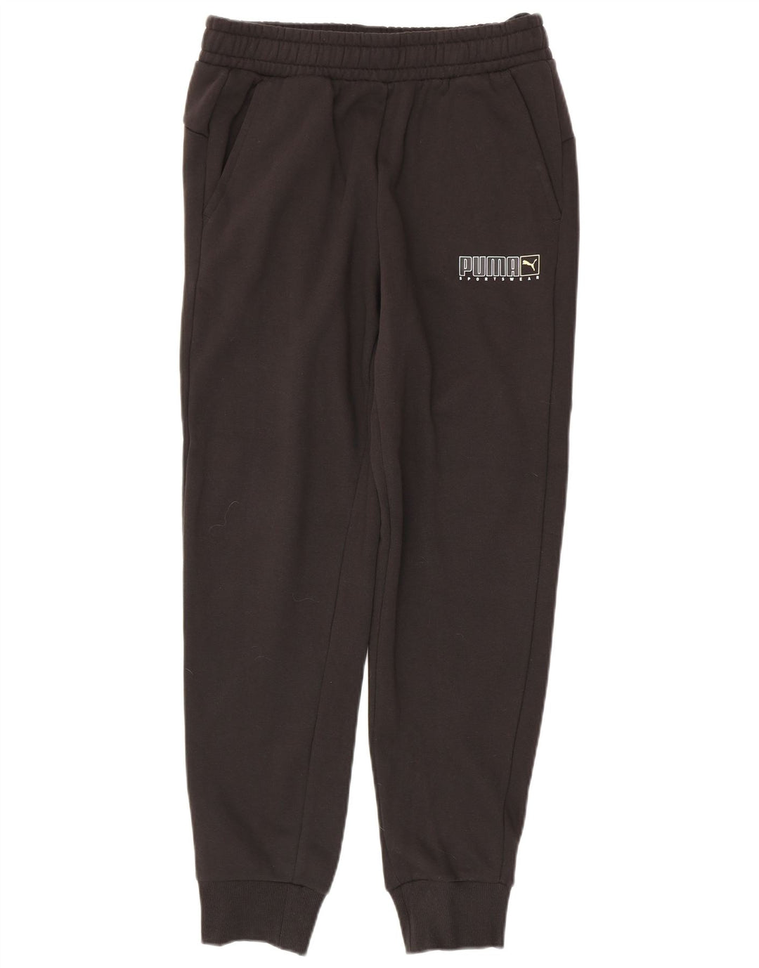 Pantaloni da tuta grafica da uomo Puma Joggers medio cotone nero