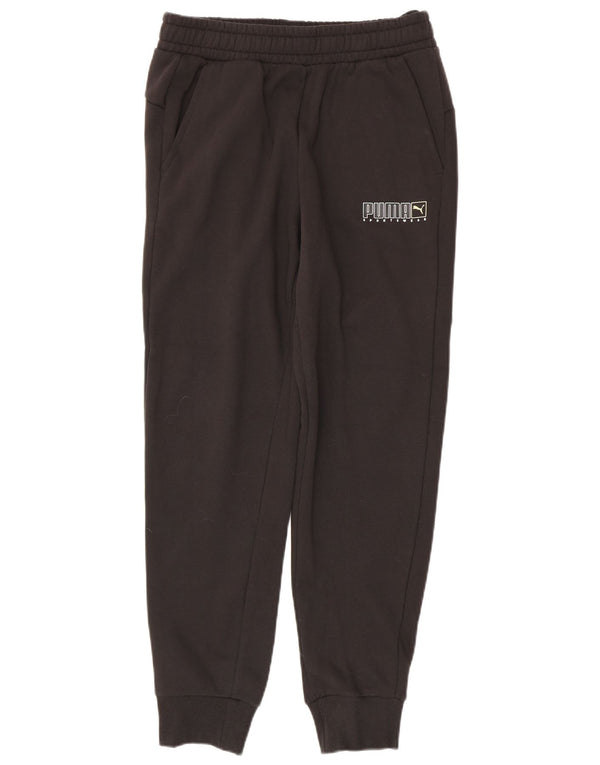 Pantaloni da tuta grafica da uomo Puma Joggers medio cotone nero