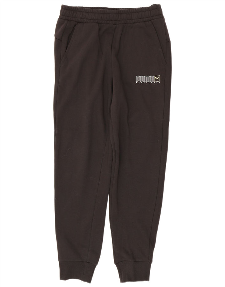 Pantaloni da tuta grafica da uomo Puma Joggers medio cotone nero