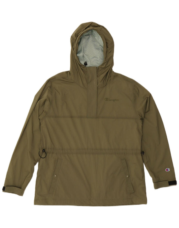 Giacca antipioggia oversize con cappuccio da donna Champion UK 10 Small Khaki
