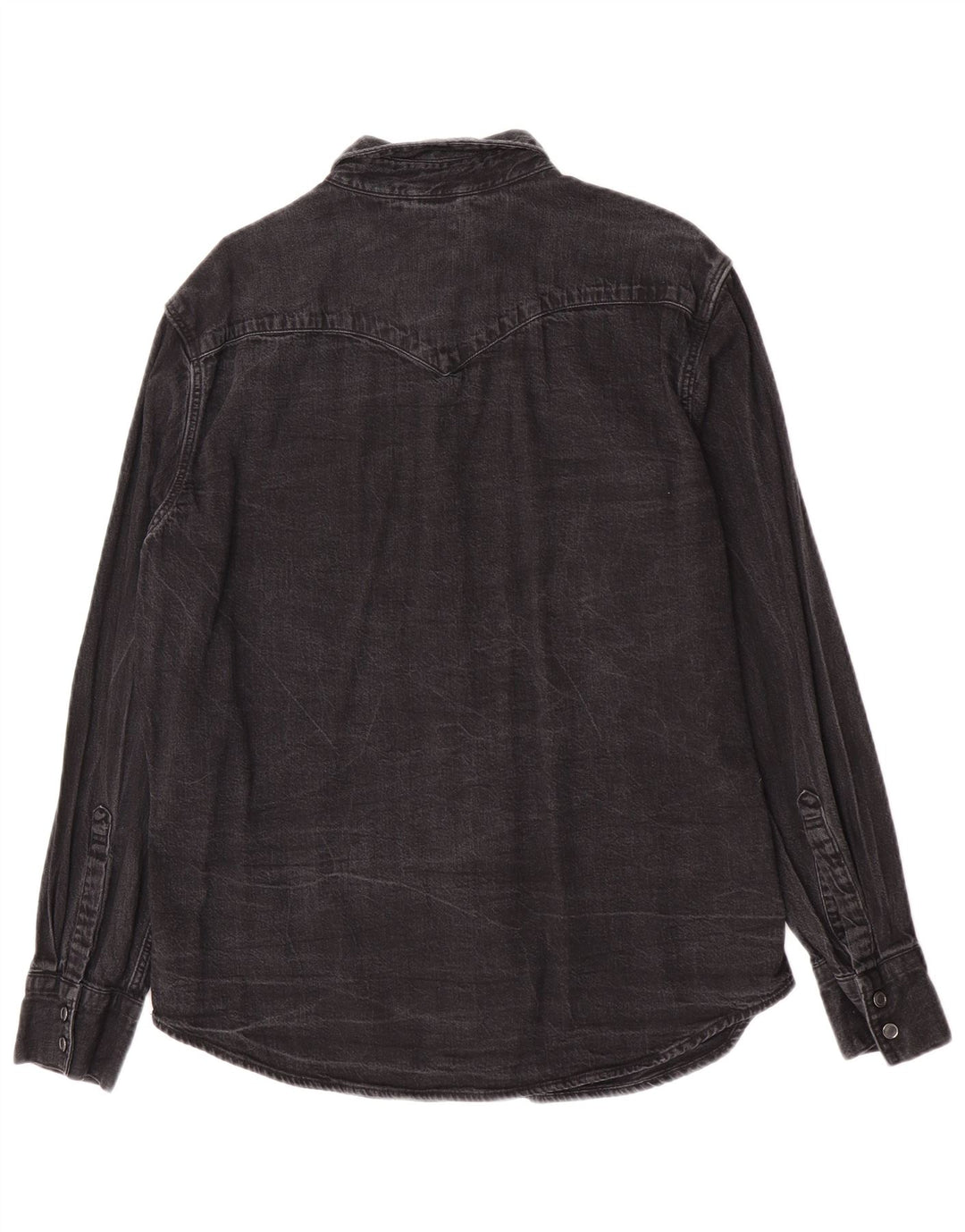 Camicia di jeans standard da uomo Levi's Large in cotone grigio