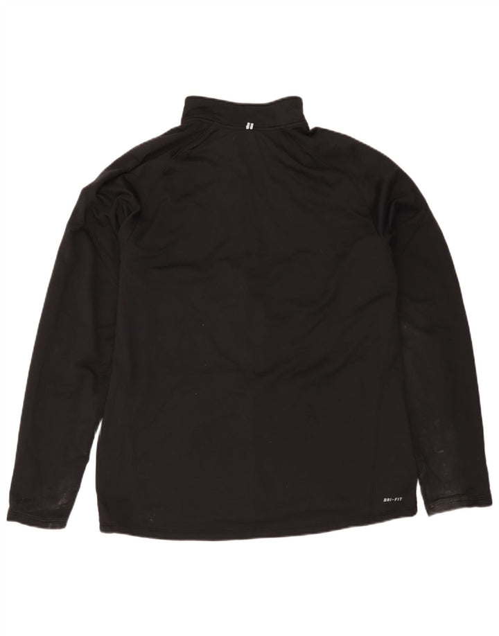Giacca da tuta Nike Dri Fit da uomo, grande, in poliestere nero