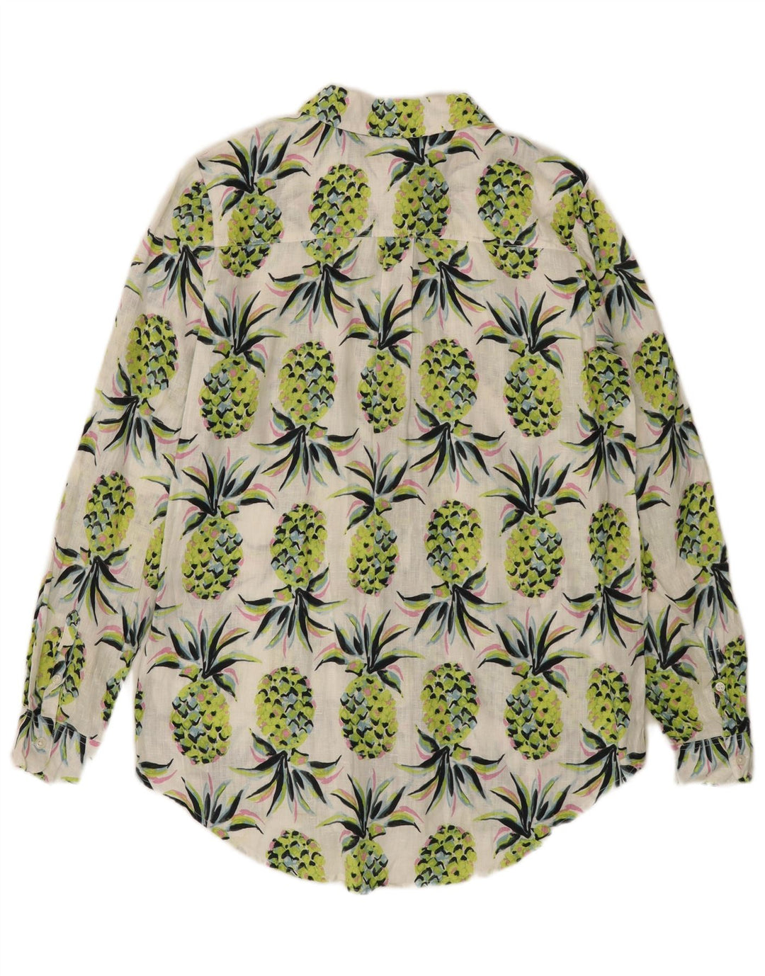 BODEN Camicia oversize da donna con motivo astratto lungo e oversize UK 8 Small Verde