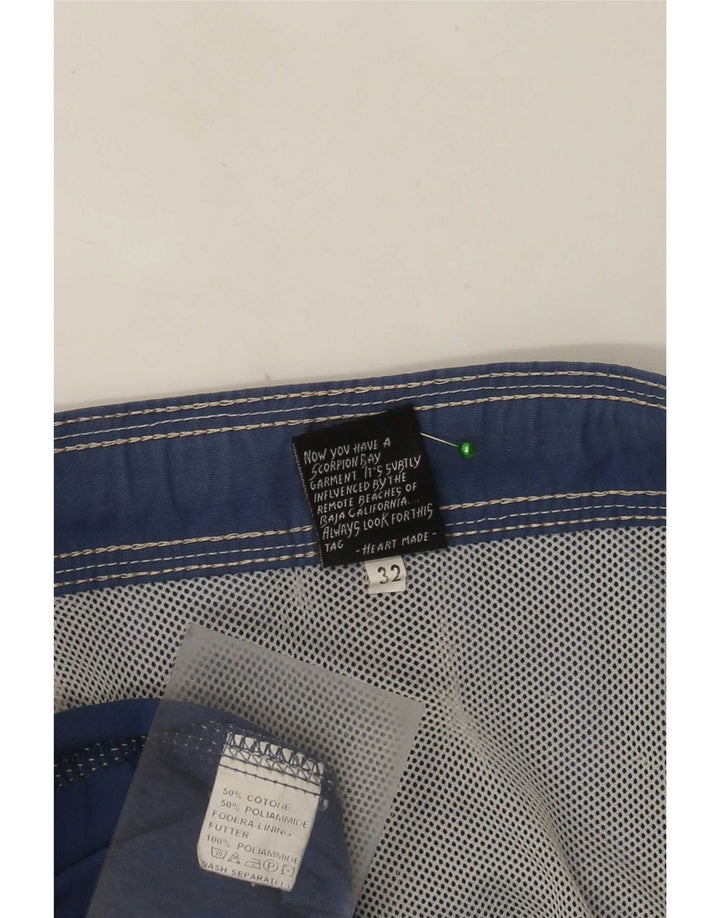 Pantaloncini da bagno da uomo Scorpion Bay Blu medio in cotone