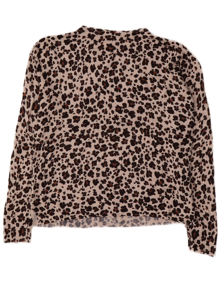 Maglione maglione girocollo da donna Marks & Spencer UK 14 Marrone medio