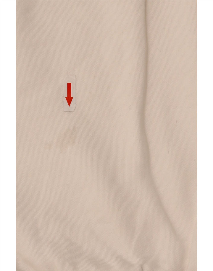 Felpa oversize con grafica da donna Puma UK 6 XS cotone bianco