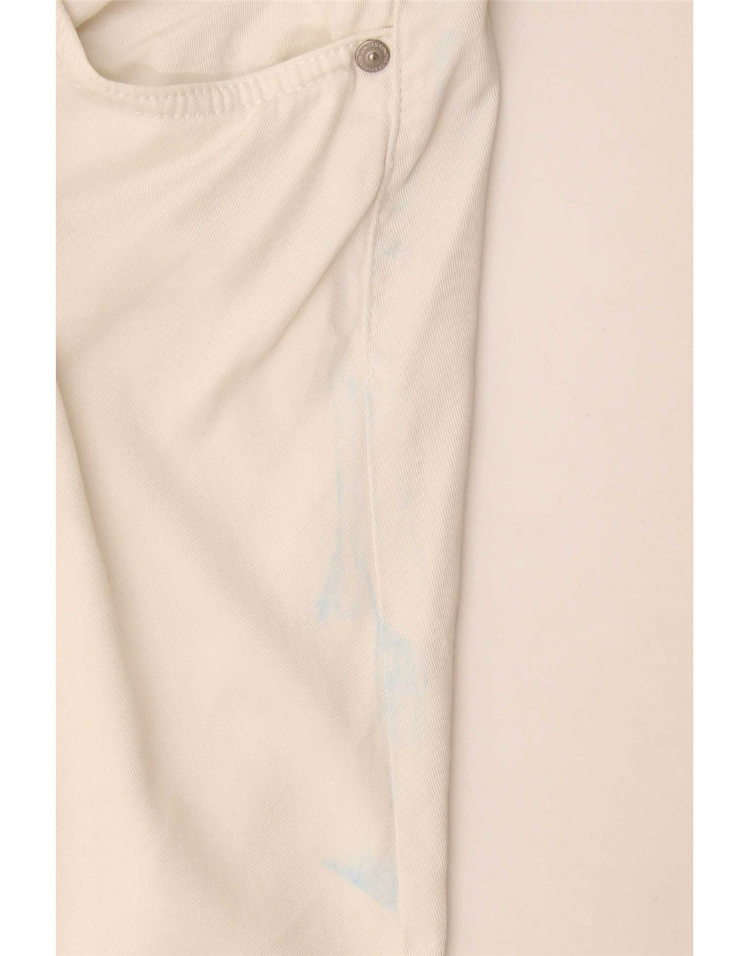 Pantaloncini casual da donna Benetton IT 44 Medium W34 Cotone bianco