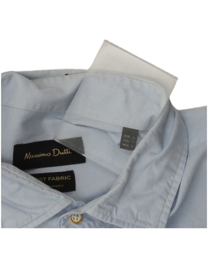 Camicia da uomo Massimo Dutti grande blu
