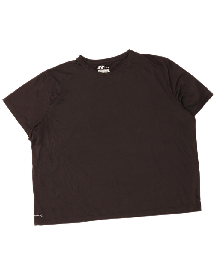 T-shirt da uomo Russell Athletic 2XL poliestere nero