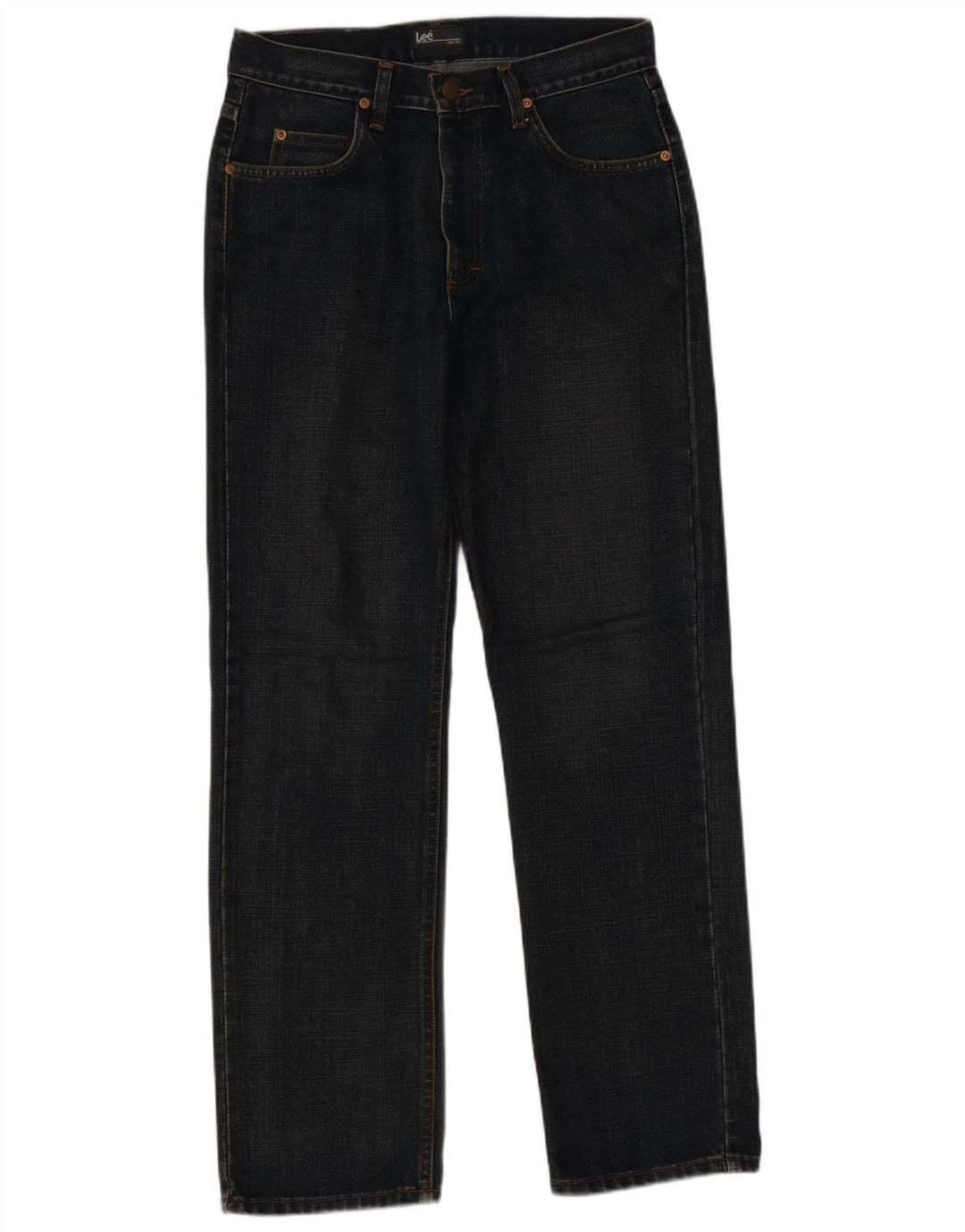 Jeans dritti da uomo Lee W30 L31 in cotone blu navy