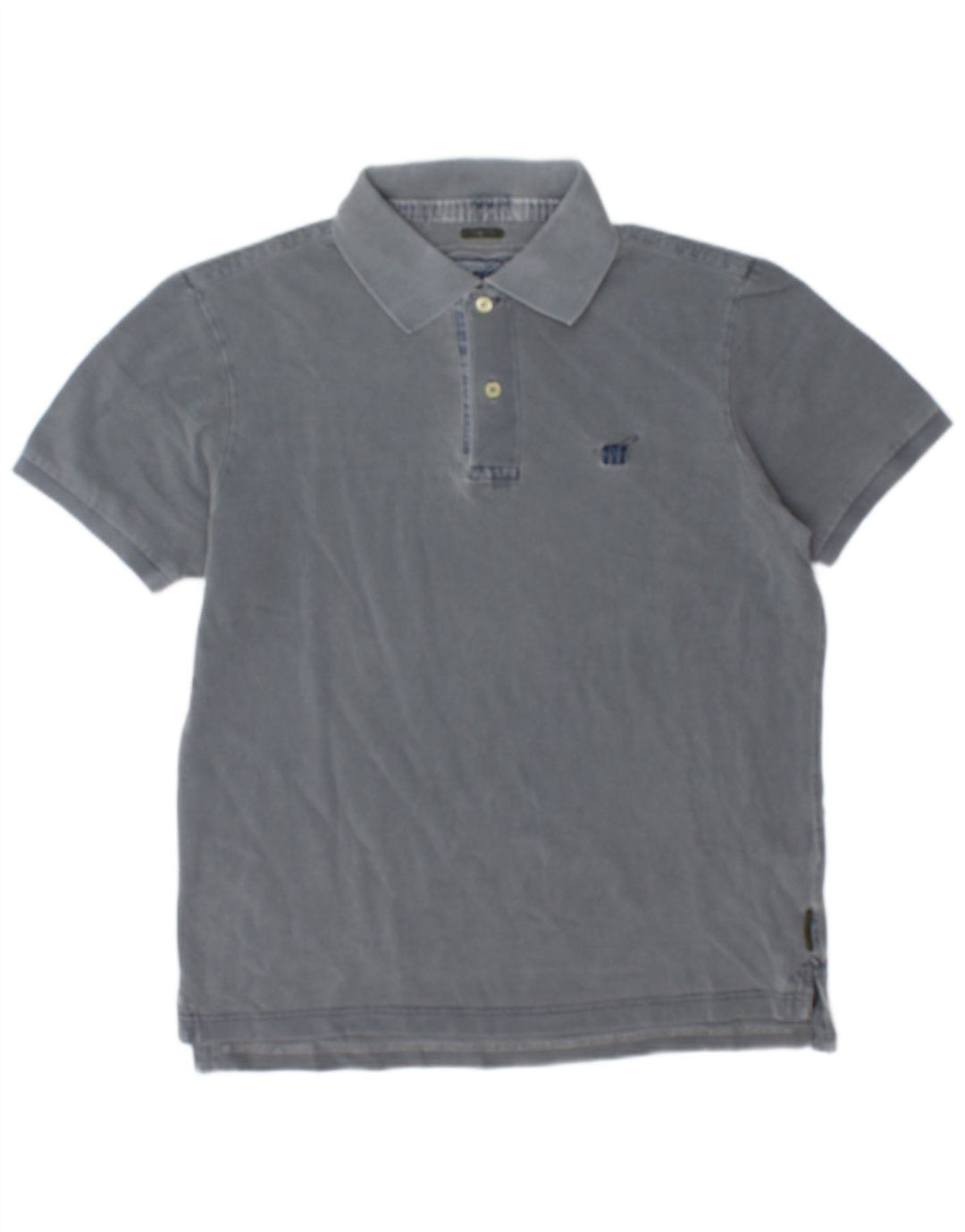Polo da uomo slim fit Henry Cottons in cotone grigio medio