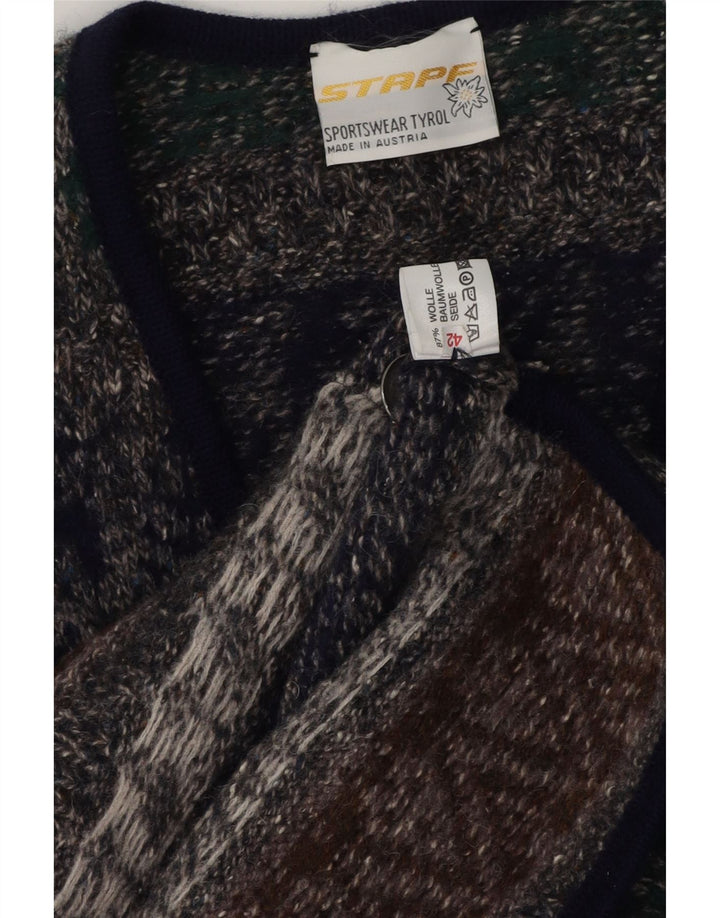 Maglione cardigan da donna Stapf EU 42 Large Fair Isle multicolore