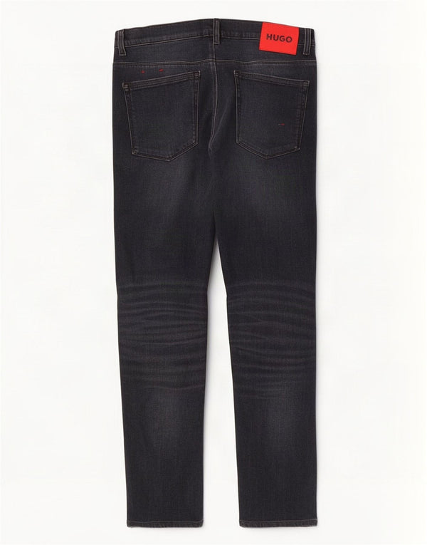 Jeans slim da uomo Hugo Boss W33 L29 cotone nero