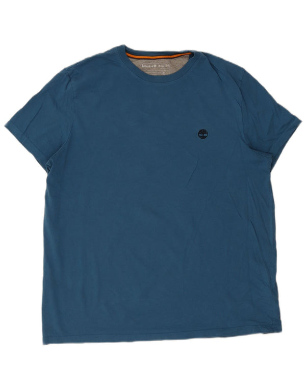 T-shirt da uomo slim fit Timberland Top 2XL cotone blu