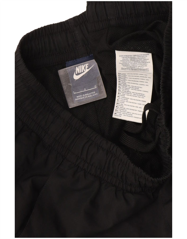 Pantaloncini da bagno Nike da uomo grandi in poliestere nero