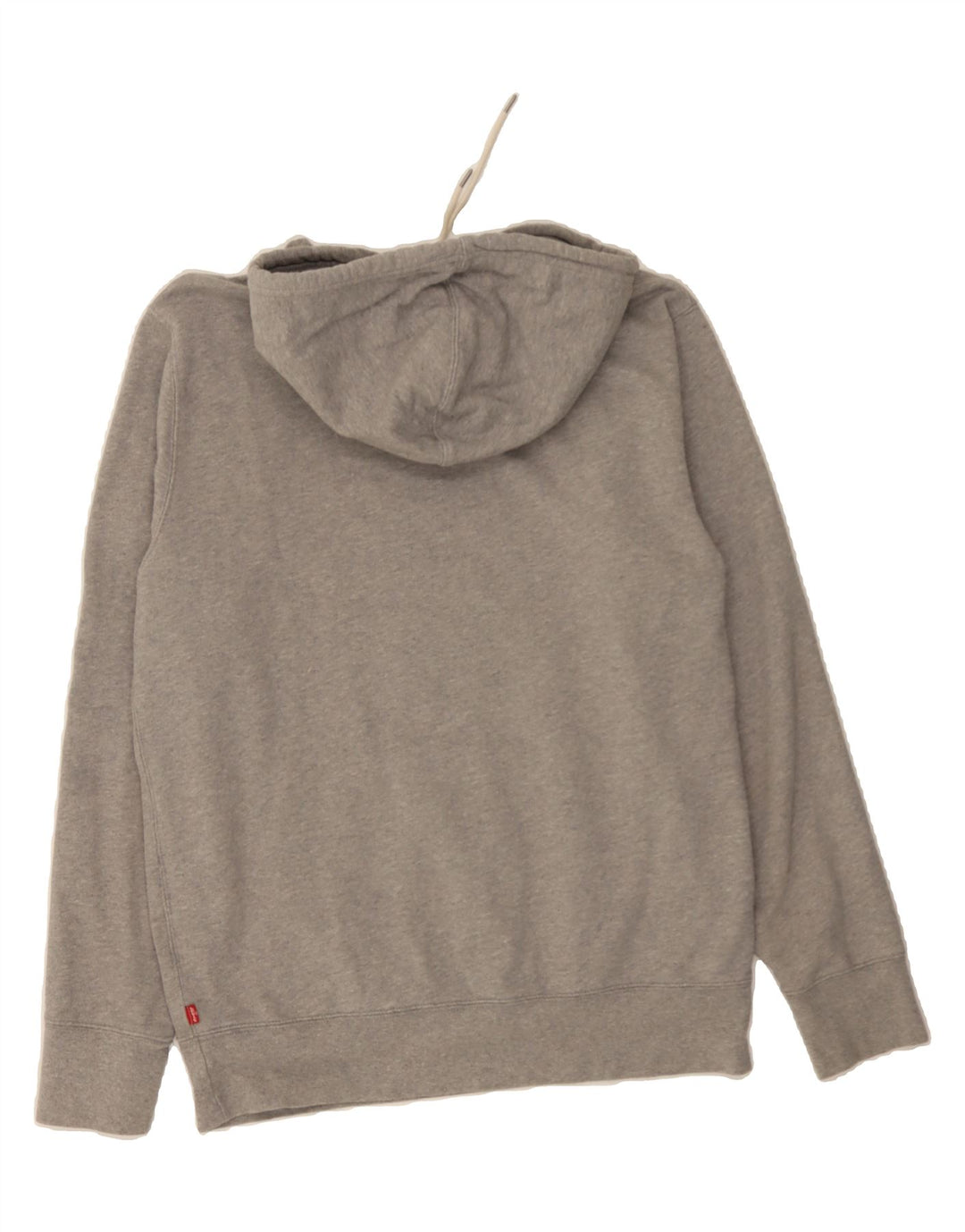 LEVI'S Mens Graphic Hoodie Jumper Medium Grey Cotton Vintage Levi's and Second-Hand Levi's from Messina Hembry 