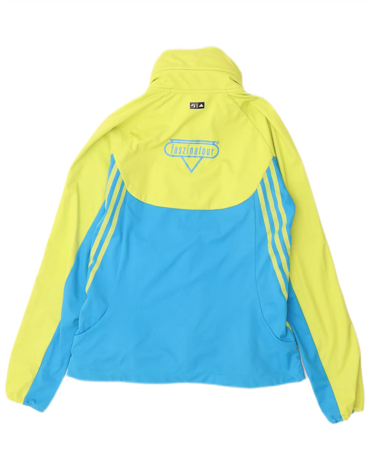 Giacca da tuta da donna Adidas Terrex UK 10 Small Green Colourblock