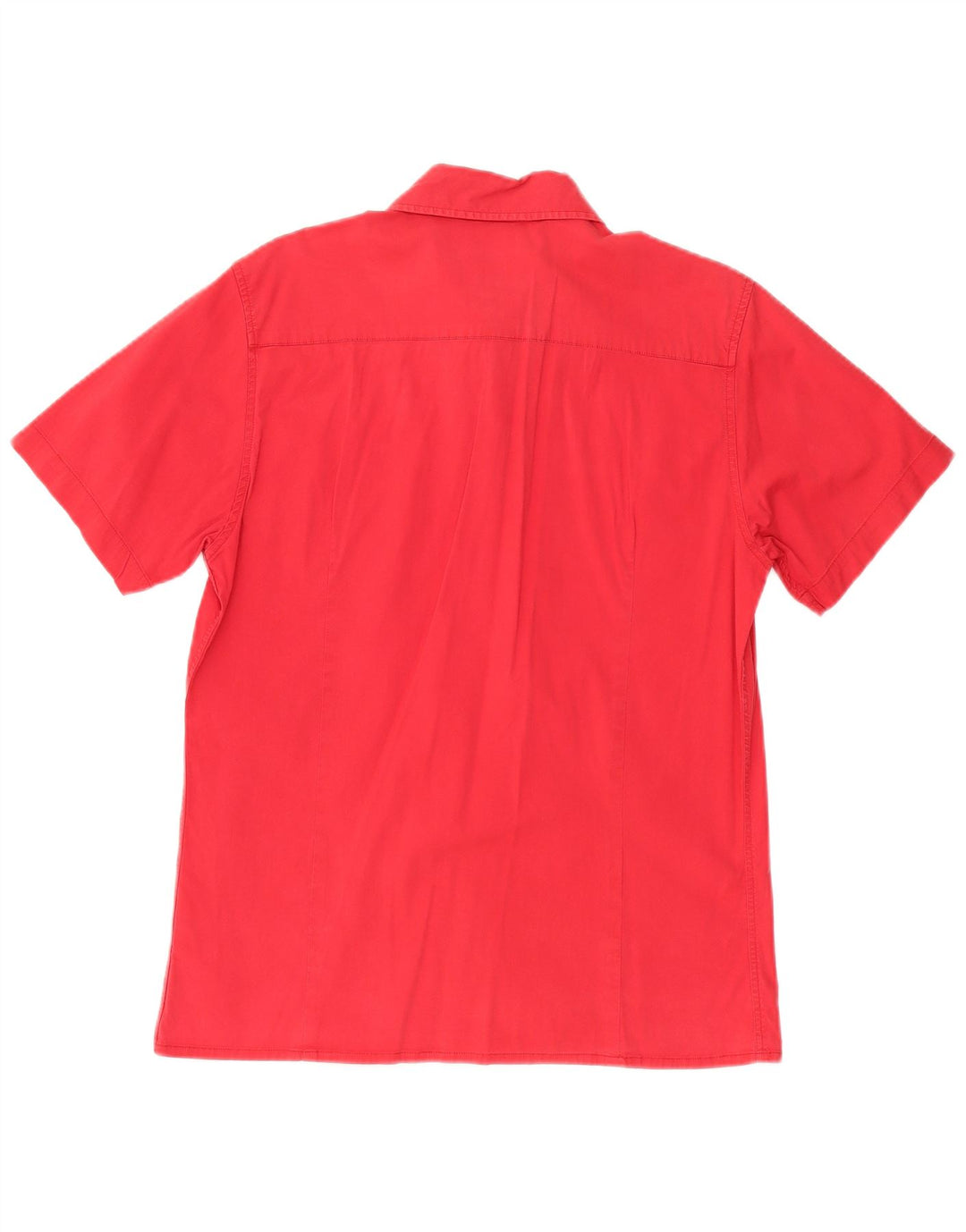 CALVIN KLEIN JEANS Camicia a maniche corte da uomo Large Rossa