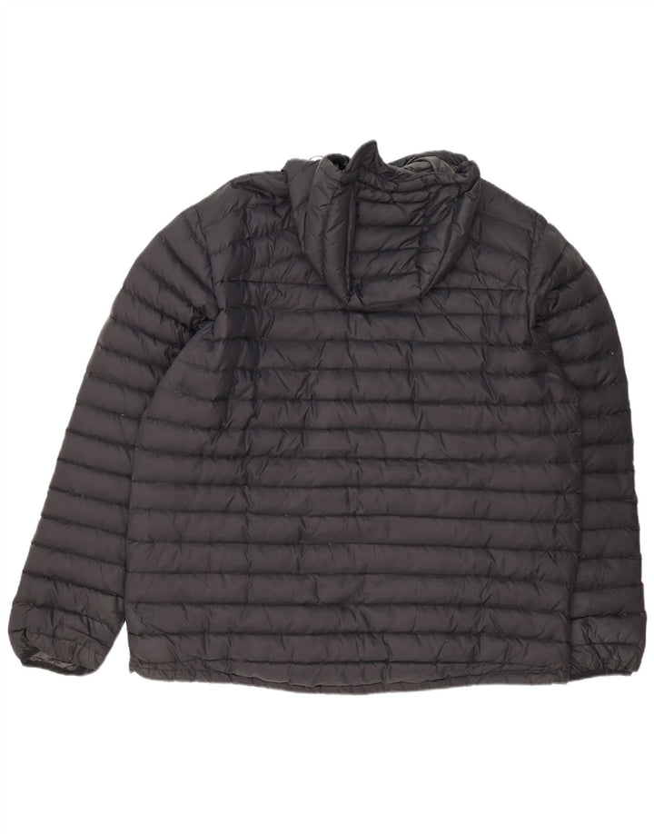 MOUNTAIN WAREHOUSE Giacca imbottita con cappuccio da uomo UK 42 XL Poliestere nero