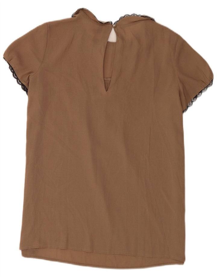 Camicetta da donna Benetton Top UK 10 Small Beige Poliestere