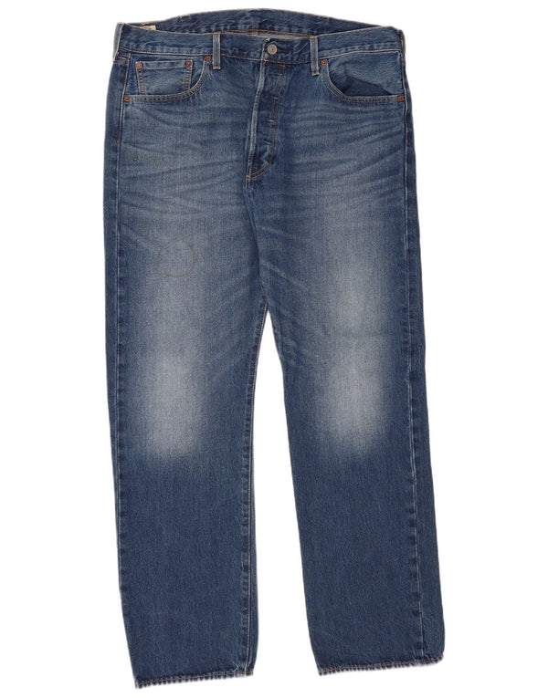 LEVI'S Jeans dritti da uomo 501 W38 L32 cotone blu