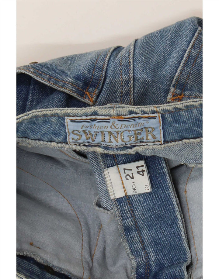 Gonna in denim da donna Swinger IT 41 media W27 cotone blu