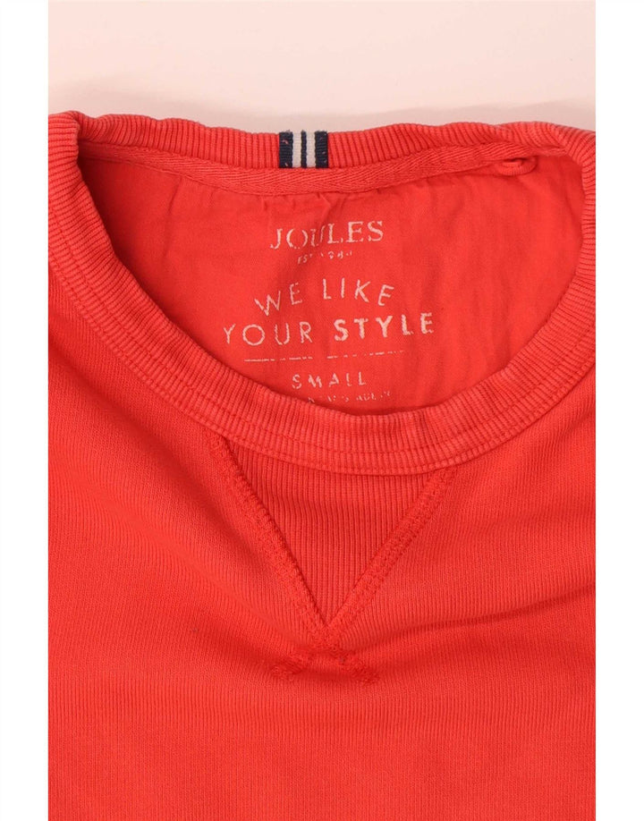 Felpa da uomo Joules Maglione piccolo in cotone arancione